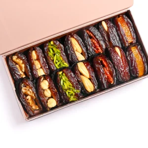 MAJDOOL DATES STFD W/NUTS MAGNET GIFT BOX SML