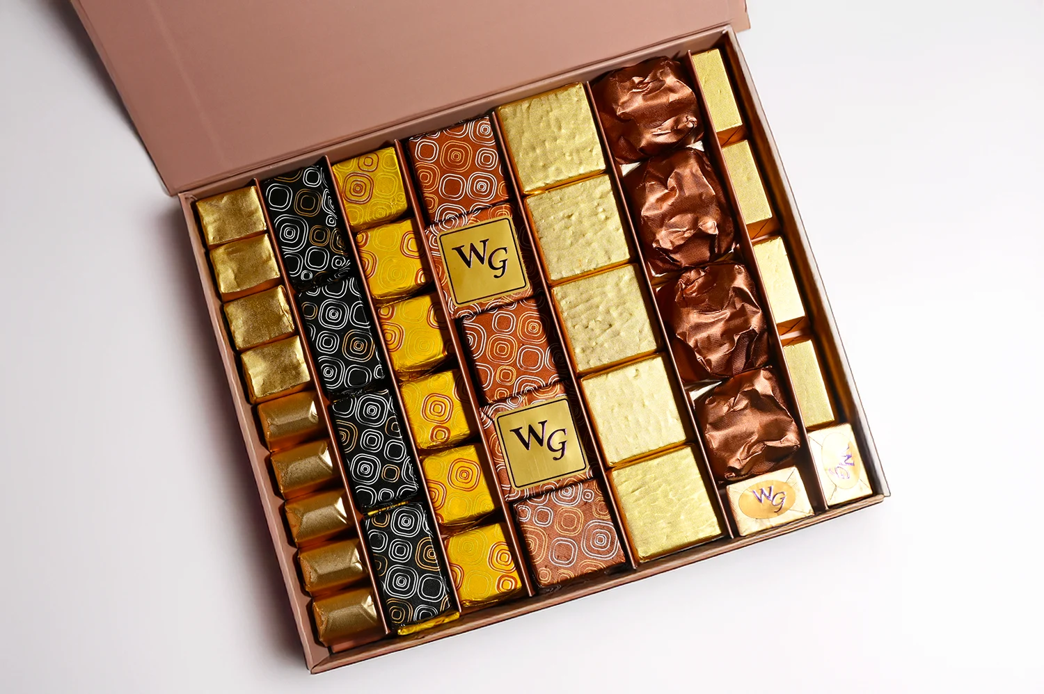 WG WRAPPED CHOCO MAGNET GIFT BOX LG