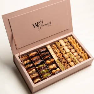 WG BAKLAWA AND KHODRI DATES STUFFED GIFT BOX LG